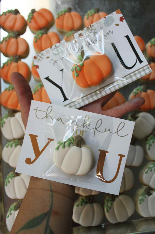 Thankful for You Mini Cookie Card
