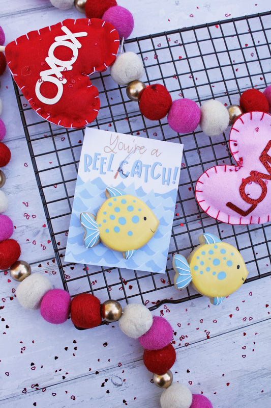 You're a Reel Catch Mini Cookie