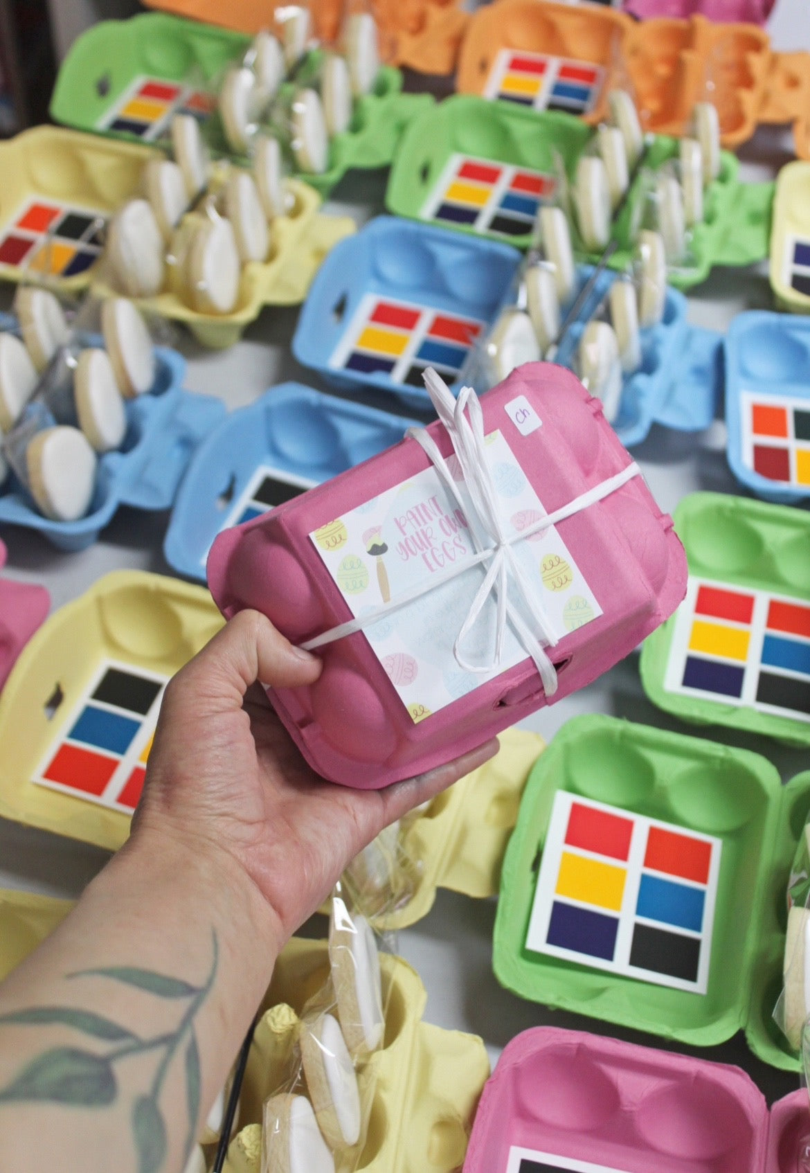 Paint Your Own Mini Egg Carton