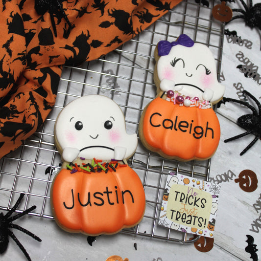 Personalized Large Pumpkins/Ghosts