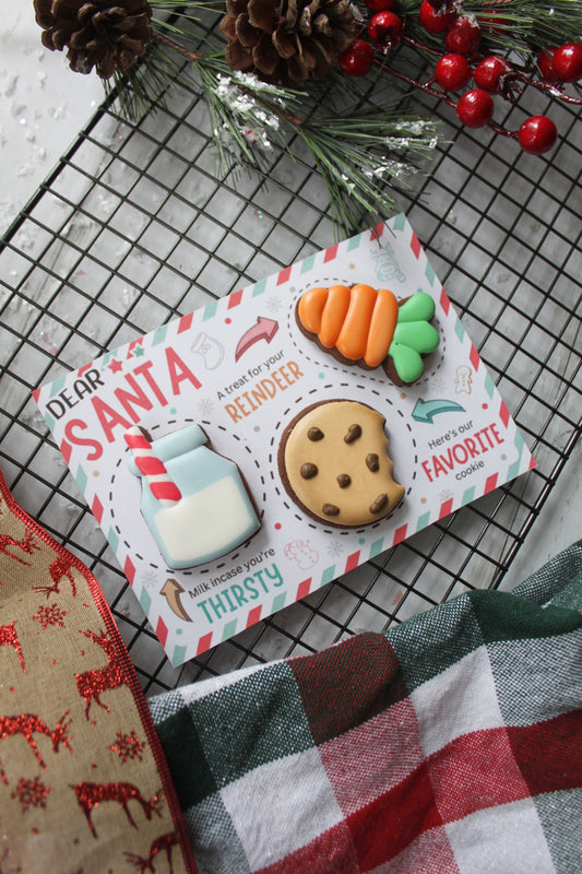Dear Santa Mini Cookie Card