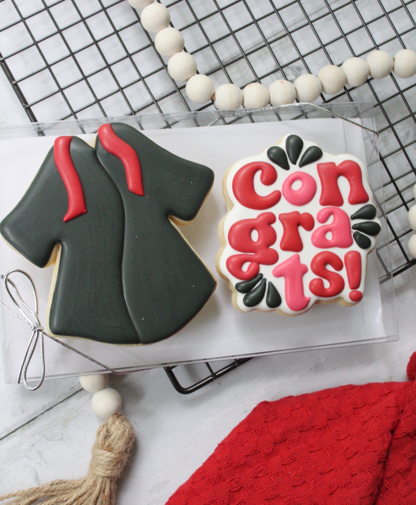 Congrats Grad Set of Two (Personalized Colours)
