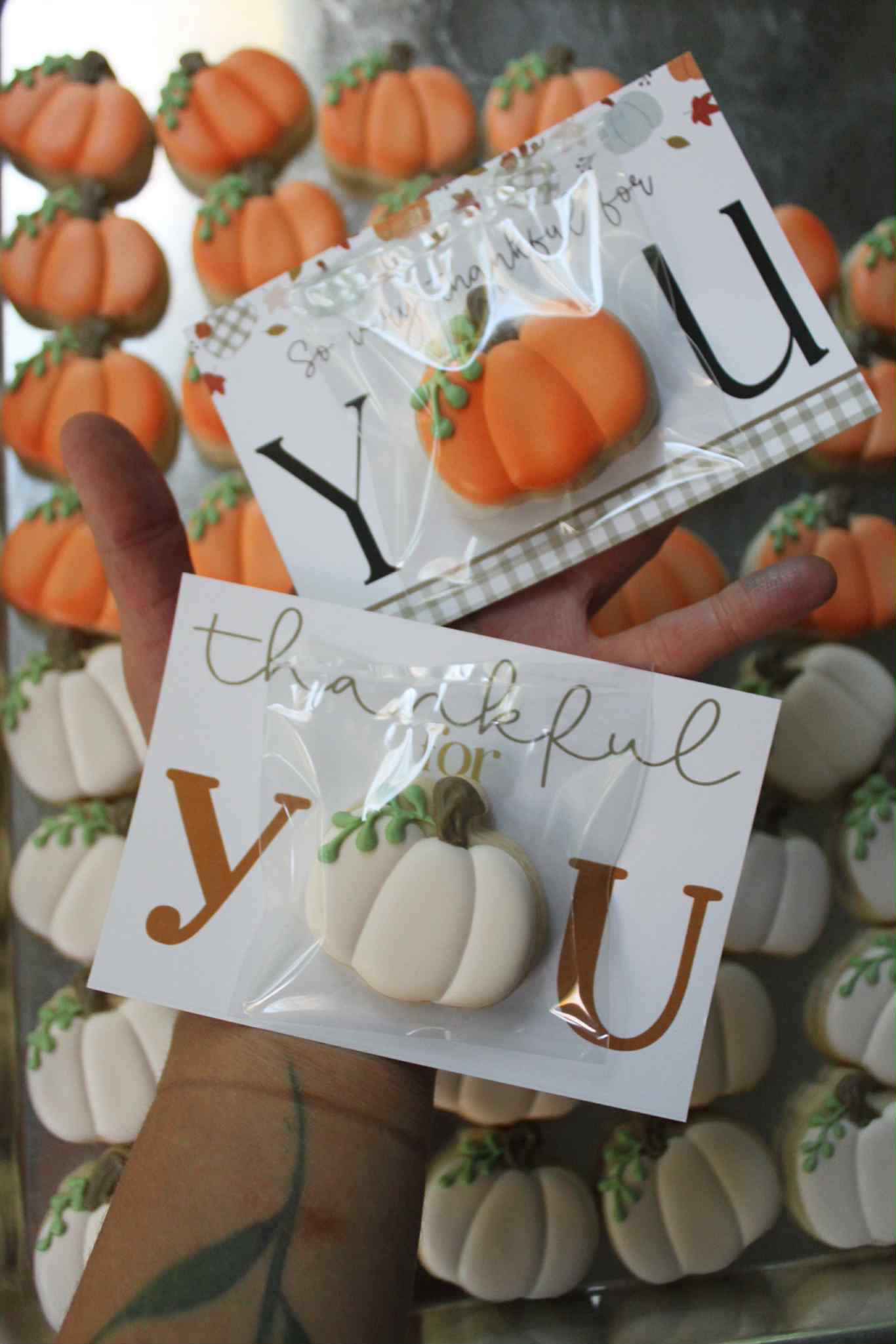 Thankful for You Mini Cookie Card