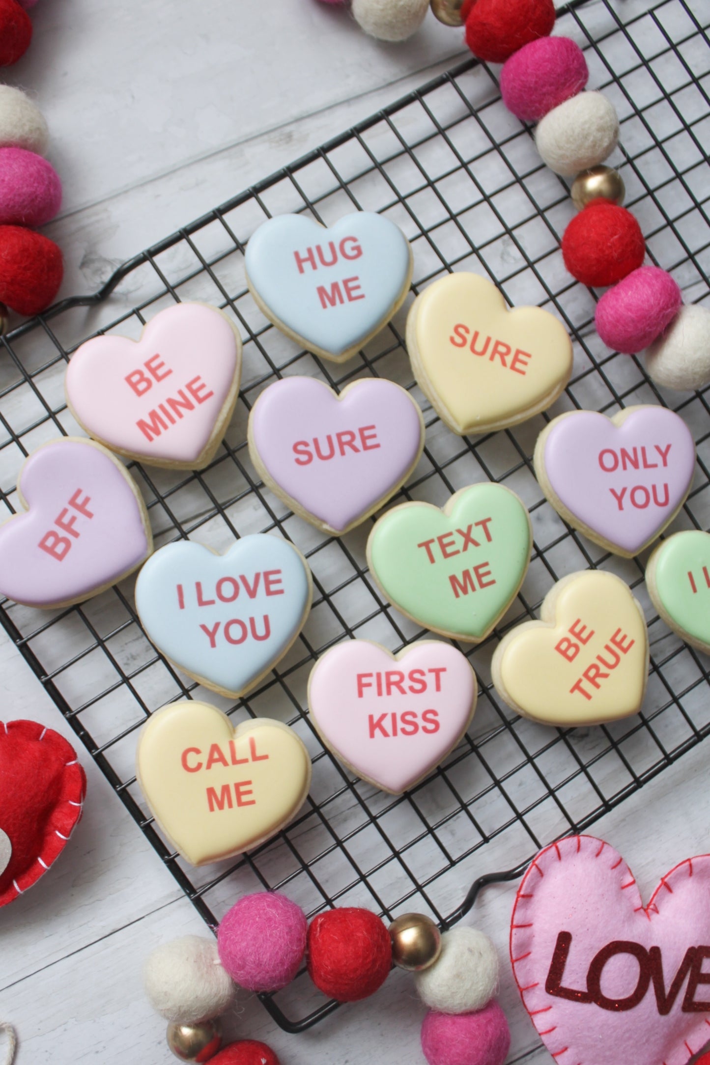 Dozen Candy Hearts
