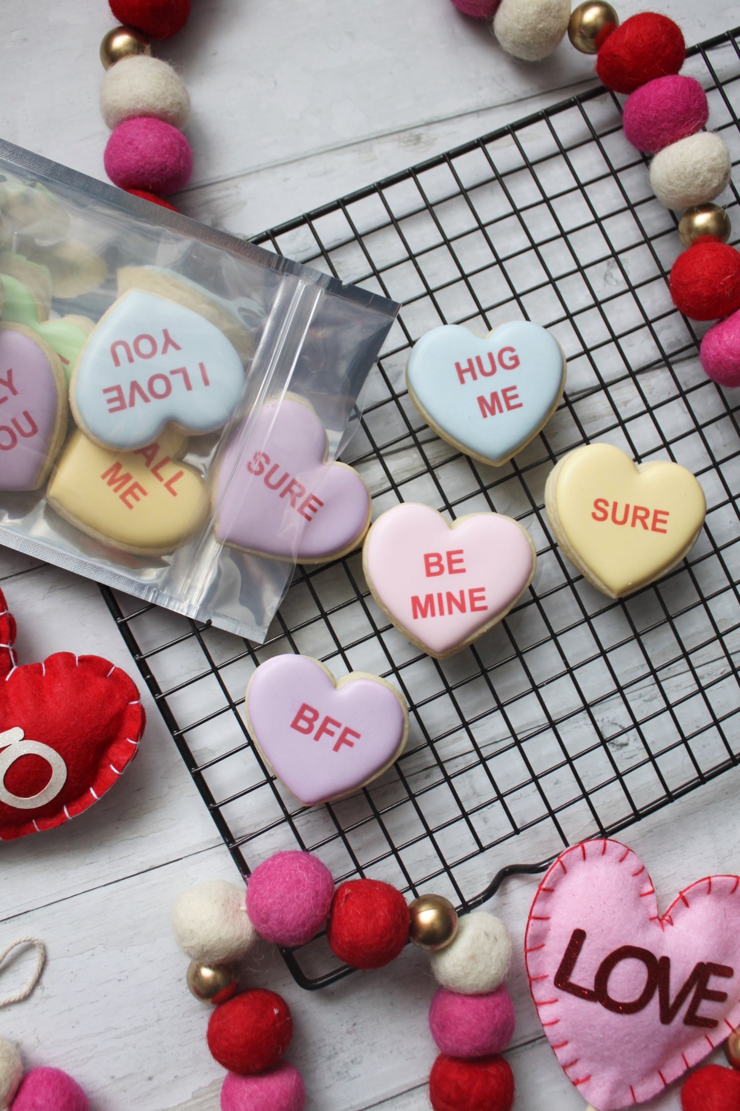 Dozen Candy Hearts