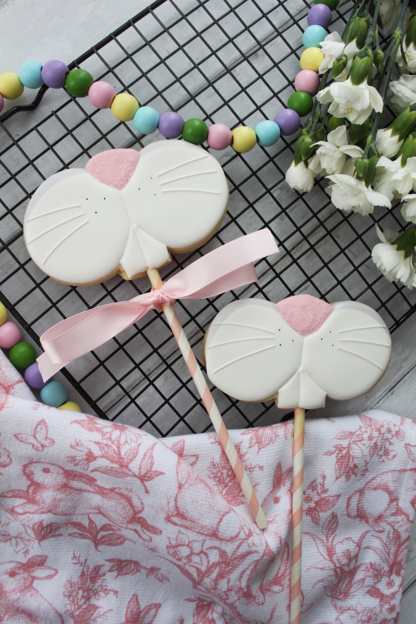 Bunny Face on a Stick