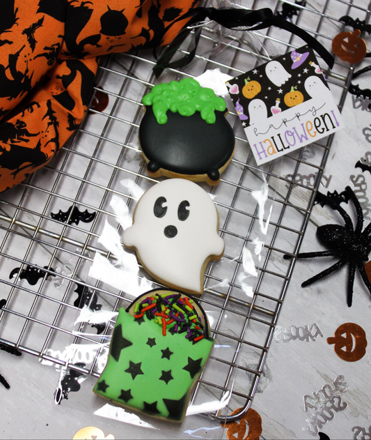 Mini Sleeve - Green Happy Halloween